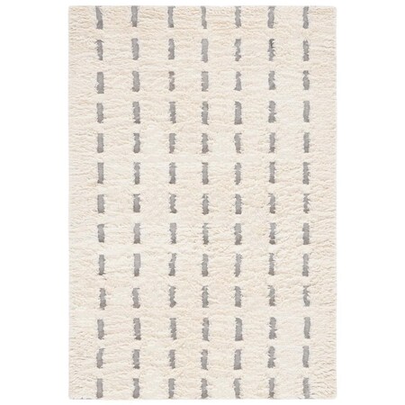 Safavieh 8 x 10 ft. Casablanca Hand Woven Rectangle Area Rug Grey & Ivory CSB705F-8
